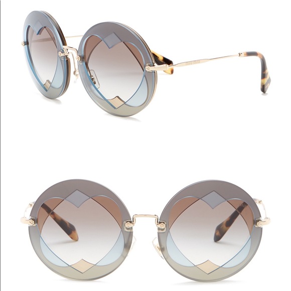 Miu Miu OVER LAPPING GAME SMU01S Azure/blue - Picture 1 of 12